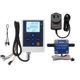 DIGITEN LCD Flow Meter Quantitative Controller+ 3/8" Connect Hose Oil Fuel Gas Diesel Milk Flow Meter